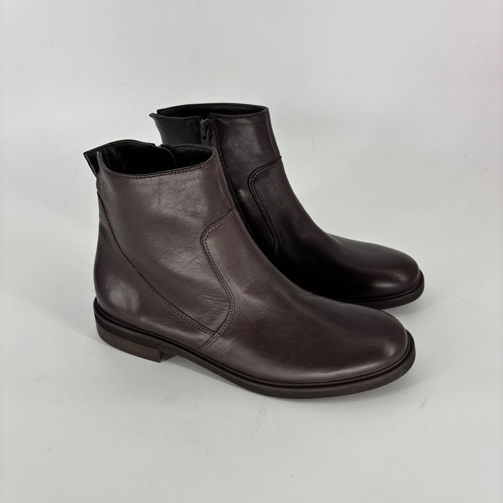 Paul Green Rook Ankle Boot Espresso Brown Women Size UK 5 US 7.5 Leather Luxury